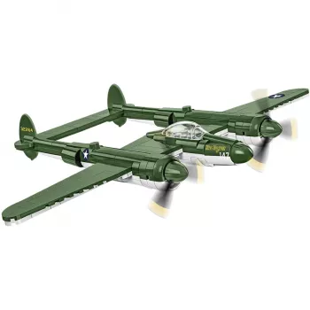 COBI Lockheed P-38 Lightning. Τύπος προϊόντος: τουβλάκια, Συνιστώμενη ελάχιστη ηλικία: 7 έτος(-η), Θέμα: ένοπλες δυνάμεις, Αριθμός τεμαχίων: 332 τεμ.