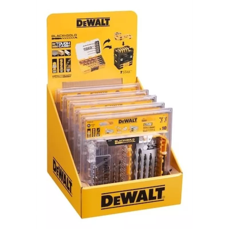 Σετ τρυπανιών μετάλλου DeWalt DT20620-QZ 10 τεμ. HEX 1/4