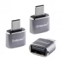 Intenso 3-pack USB-Adapter USB-A -> USB-C C480C Αλουμίνιο