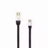 Sbox USB 2.0-Type-C/2.4A μαύρο/ασημί 1,5 m