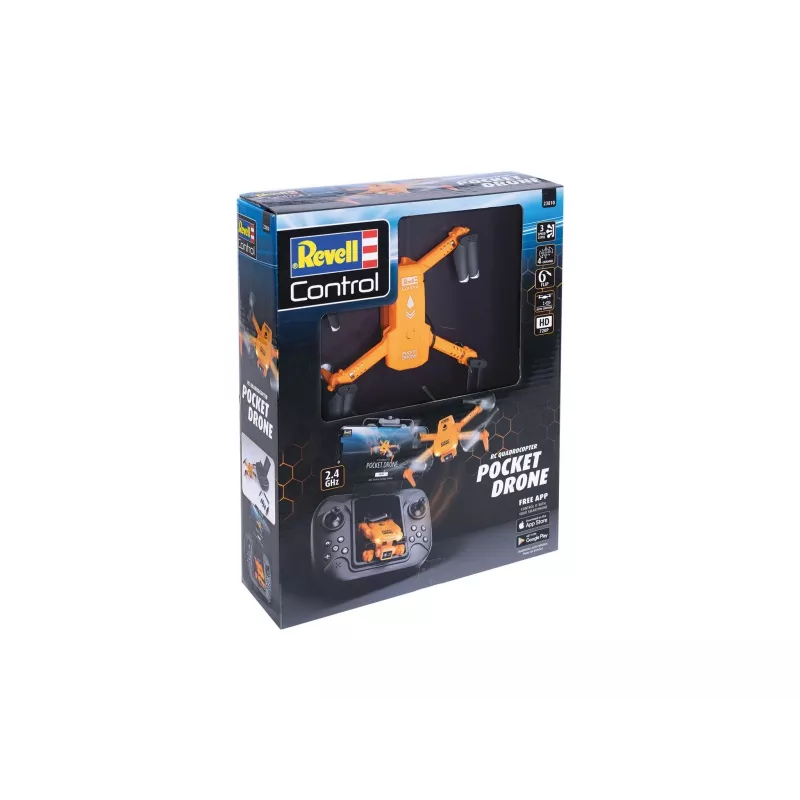 RC-Quadrocopter REVELL Pocket Drone 23810 — 2,4 GHz, τηλεχειριστήριο 4 καναλιών