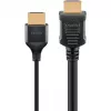 Goobay 75296 Slim καλώδιο HDMI υψηλής ταχύτητας με Ethernet, 4K@60Hz, HDMI 2.0, αρσενικό σε αρσενικό, 5 m, μαύρο