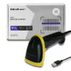 Qoltec 50867 αναγνώστης γραμμωτού κώδικα λέιζερ 1D/2D, USB, μαύρος
