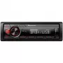 Pioneer MVH-130DAB - μαύρο - κόκκινο - 1 DIN - 200 W - 50 W - Android - περιστροφικός διακόπτης
