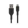 Καλώδιο USB Belkin CAB007bt1MBK 1m USB A Micro-USB A Μαύρο