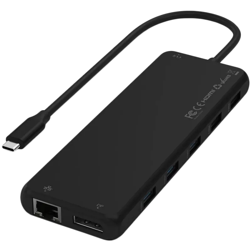 Πολυθύρες προσαρμογέας USB-C Satechi ST-P3D13K 13-in-1 με υποστήριξη Triple-Display