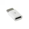 Sbox AD.USB-C W Micro USB 2.0 F. -> TYPE C M. λευκό