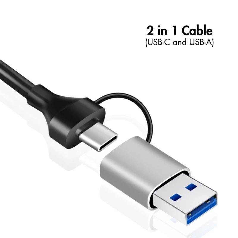 Προσαρμογέας USB-A/-C σε 2,5G Ethernet, γκρι