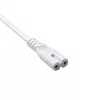 Akyga AK-RD-07A Καλώδιο Τροφοδοσίας CEE 7/16 – IEC C7 (οκτώ), CCA, 3 m, λευκό