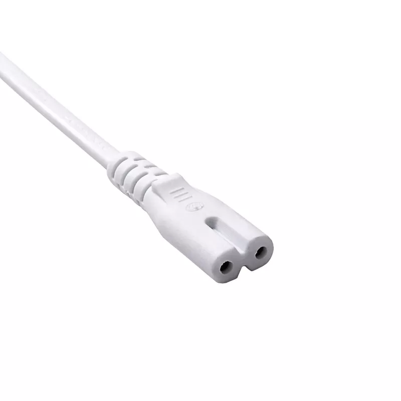 Akyga AK-RD-07A Καλώδιο Τροφοδοσίας CEE 7/16 – IEC C7 (οκτώ), CCA, 3 m, λευκό
