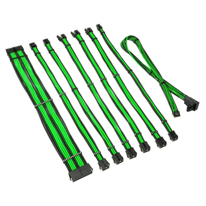 Κιτ επέκτασης καλωδίων Kolink COREPRO-EK-12VT2-GRN 12V 2x6-Pin Type 2 Venom Πράσινο