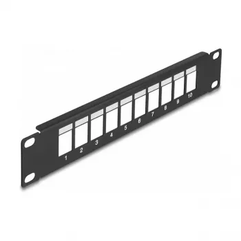 Blankpanel DeLOCK 10 ιντσών Keystone Patch Panel 66676