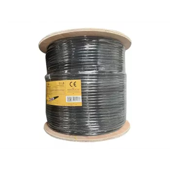 Gembird CAT6 UTP καλώδιο LAN εξωτερικού χώρου συμπαγές 305 m μαύρο