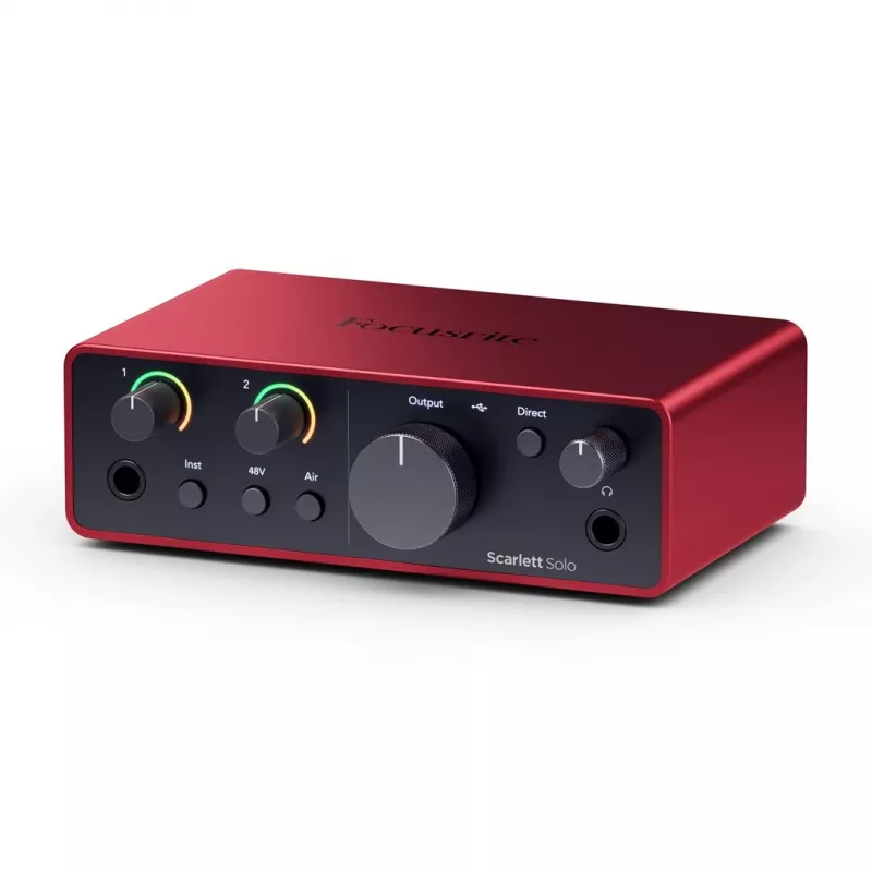 Focusrite Scarlett Solo 4th Gen - 2-κάναλη κάρτα ήχου