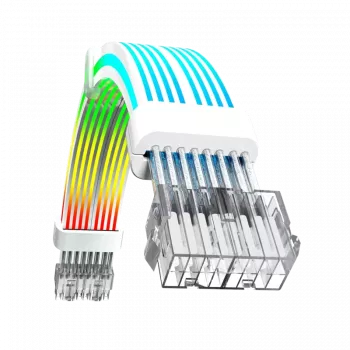Gamemax Καλώδιο επέκτασης τροφοδοτικού VGA/CPU 2x8PIN-W, Λευκό