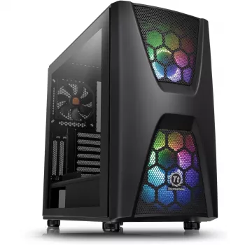 Κουτί υπολογιστή Commander C34 Tempered Glass ARGB