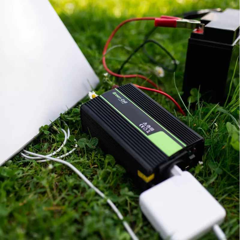 Μετασχηματιστής τάσης Green Cell® 24V σε 230V 300W Μαύρο