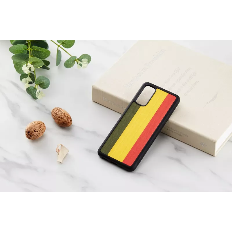 Θήκη κινητού man and wood Galaxy S20 Reggae μαύρο