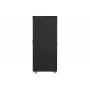 Ντουλάπα rack 19 ιντσών LANBERG FF01-8247-12BL, 47U, 800x1200 mm, γυάλινη μπροστινή πόρτα
