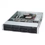 Super Micro Supermicro SC825 TQC-600LPB - Θήκη rack 2U - E-ATX - SATA/SAS - Hot-Swap 600 Watt - μαύρο (CSE-825TQC-600LPB)