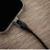 Fixed | καλώδιο USB-C/USB-C με οθόνη, υποστήριξη PD, 2m, USB 2.0, 100W | FIXDD-CC2-BK