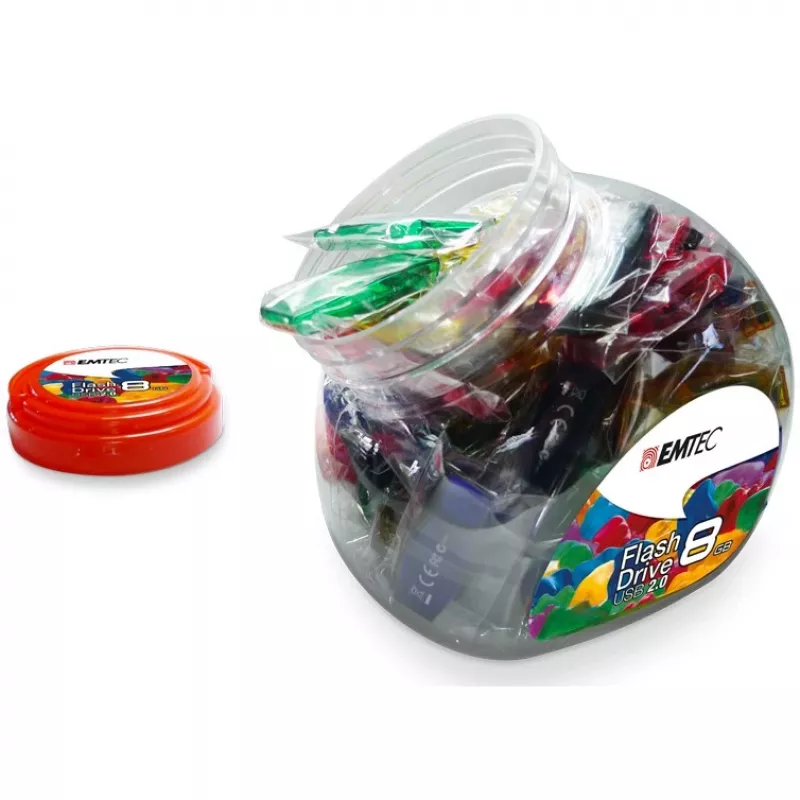USB stick Emtec 32 GB USB Type-A C410 Color Mix Candy Jar