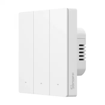 Ασύρματος διακόπτης τοίχου Sonoff ZBM5-3C-86W 3 καναλιών Zigbee, 3πλός, χωνευτός