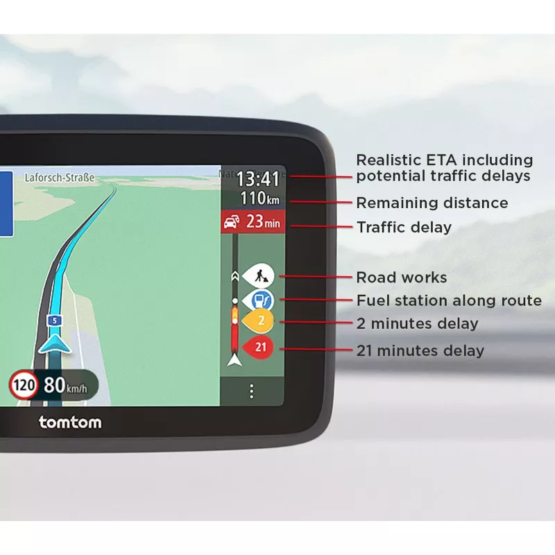 Πλοηγός TomTom GO Classic 15,2 cm 6 ίντσες οθόνη αφής μαύρο