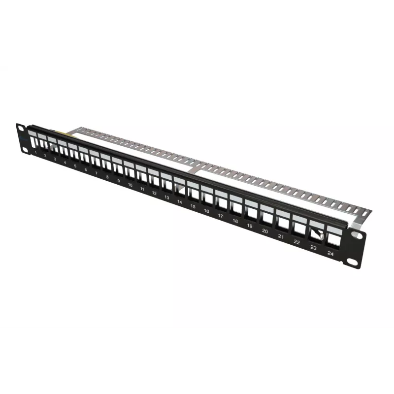Extralink Patch panel 24 θυρών STP, αρθρωτό, 24 θύρες