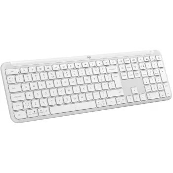 Logitech K950 Signature λεπτό πληκτρολόγιο γραφείου RF Wireless Bluetooth QWERTY US International λευκό