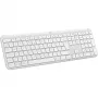 Logitech K950 Signature λεπτό πληκτρολόγιο γραφείου RF Wireless Bluetooth QWERTY US International λευκό