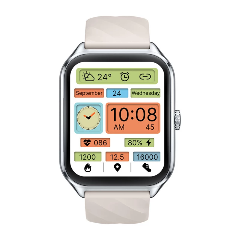 Zeblaze GTS 4 Smartwatch, ασημί (GTS 4 ασημί)