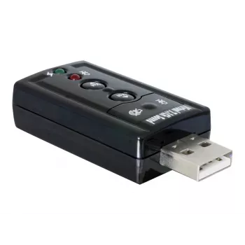 DeLOCK USB Sound Adapter 7.1 - Κάρτα ήχου - Στερεοφωνικός - USB (61645)