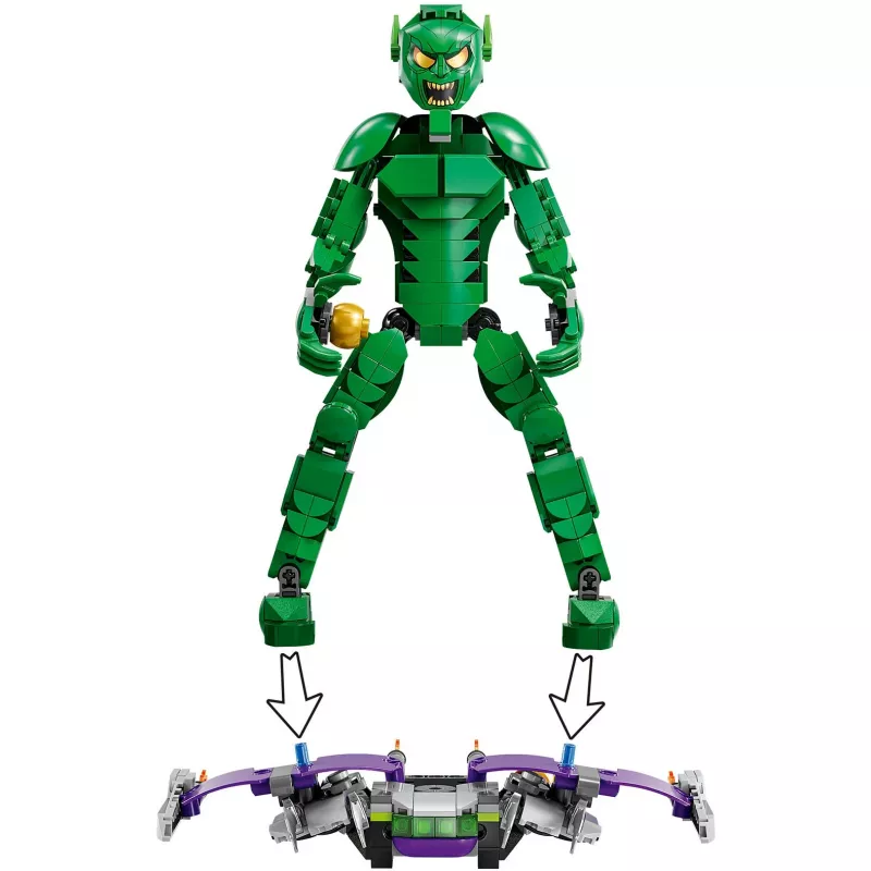 LEGO MARVEL 76284 Πράσινος Goblin Φιγούρα κατασκευής