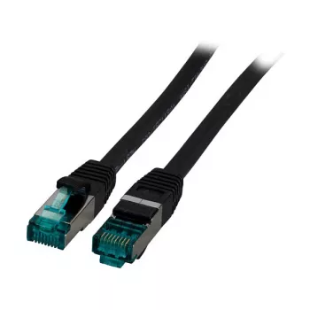 EFB-Elektronik Καλώδιο Patch RJ45 Cat.6A S/FTP LSZH μαύρο 7,5m Κατασκευαστής: EFB Elektronik (MK6001.7,5B)