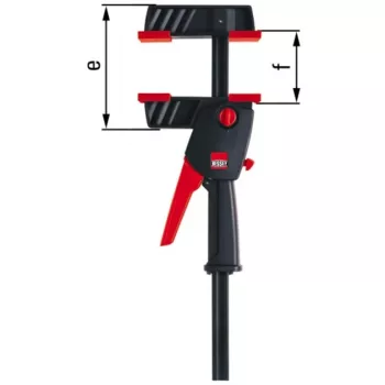 Σφιγκτήρας Bessey DUO30-8 Πολύχρωμο Μέταλλο πλάτος 300mm
