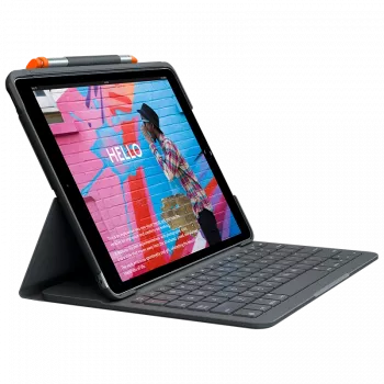 Πληκτρολόγιο Logitech λεπτό Folio για iPad (7., 8. & 9. Generation)