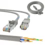 Καλώδιο Patch LAN Extralink Cat5e UTP 1 m, RJ-45 σε RJ-45, γκρι