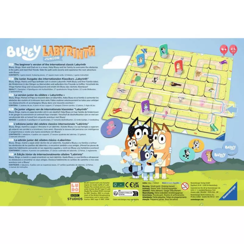 Bluey Junior Labyrinth, Επιτραπέζιο παιχνίδι
