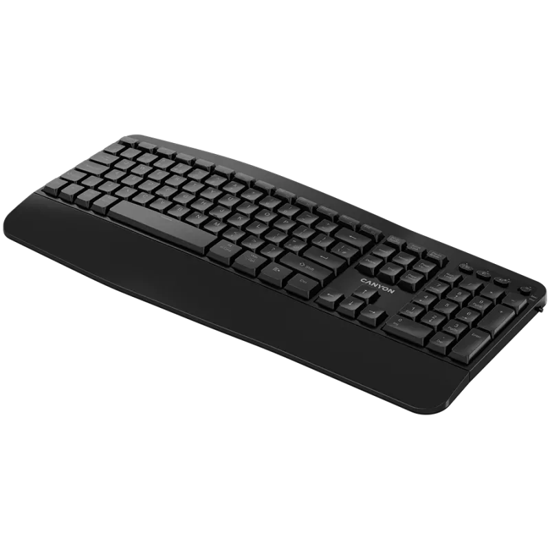 CANYON Πληκτρολόγιο HKB-W6 Wireless Μαύρο