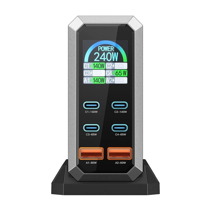 Blitzwolf BW-S31 2xUSB-A, 4xUSB-C, PD, 240W φορτιστής δικτύου