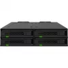 ICY DOCK - MB324V4P-B - ExpressCage - Θήκη αλλαγής 4-Bay 15 mm U.2/U.3 SSD για υποδοχή 5,25 ιντσών – Σύστημα τοποθέτησης SSD χωρίς εργαλεία
