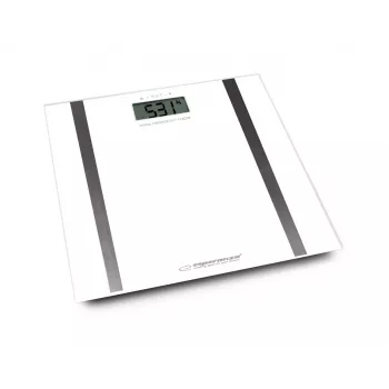 Ζυγαριά μπάνιου Esperanza Samba EBS018W – ηλεκτρονική, 180 kg, λευκή