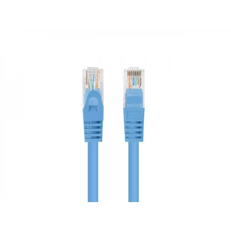 Lanberg PCU6-20CC-0025-B Cat.6 UTP Patchkabel, 0,25 m, μπλε, συσκευασία 10 τεμ.