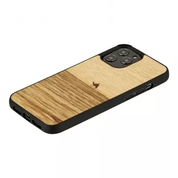 Θήκη κινητού man and wood για iPhone 12 Pro Max Terra μαύρο — προστατευτικό πίσω κάλυμμα