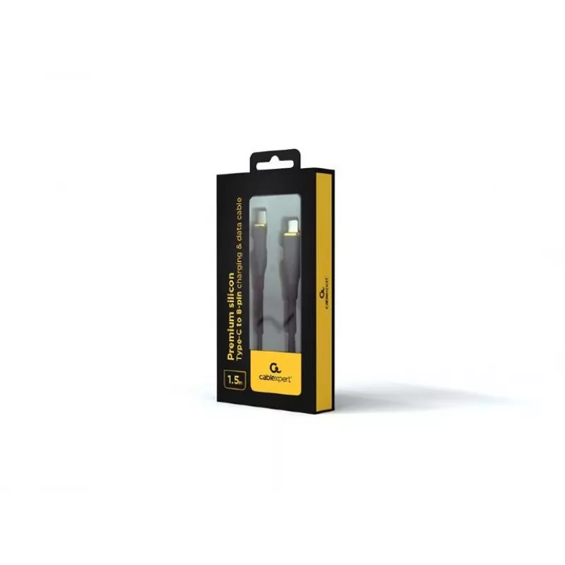 Καλώδιο Lightning GEMBIRD CC-USB2S-CM8PM-1.5M-BK, 1,5 m