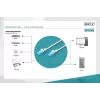 Καλώδιο δικτύου Digitus CAT 5e U/UTP RJ-45 2m λευκό
