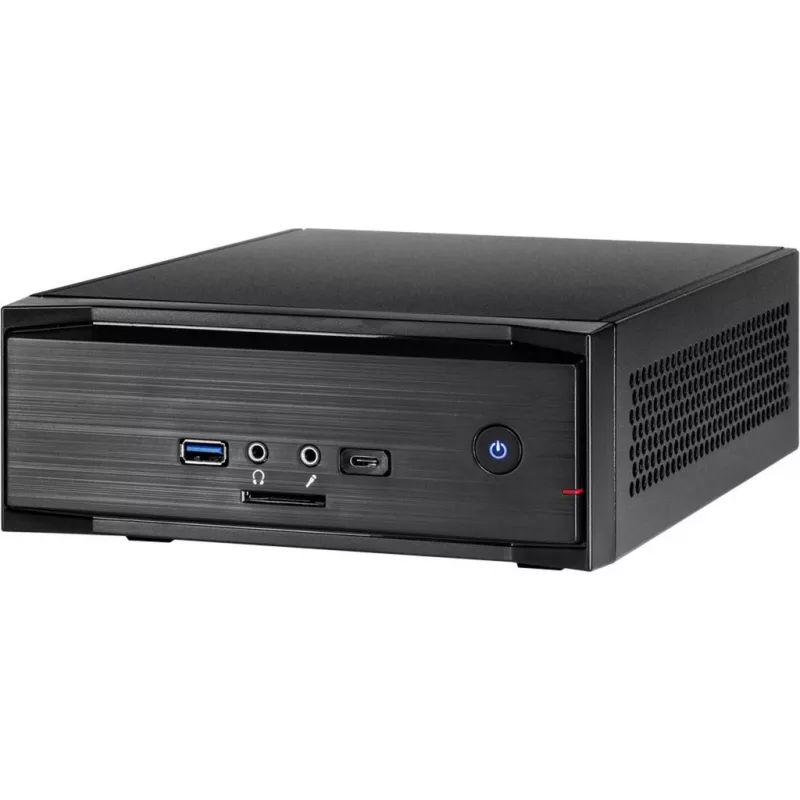 Inter-Tech MW-01 II Κουτί Mini-ITX, USB 3.0 (Type A+C) μαύρο, αναγνώστης καρτών (88881244)