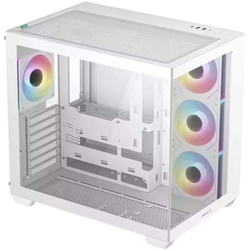 Κουτί PC DeepCool CG530 4F WH Midi Tower λευκό