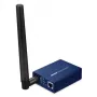 Γέφυρα δικτύου PLANET HLB-100-EU868 802.11ah HaLow, εξωτερική κεραία, επιτοίχια τοποθέτηση, μπλε, 94×70,3×26,2 mm